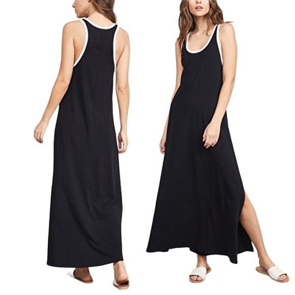 SUNDRY Ringer Racerback Maxi Dress - Picture 1 of 10